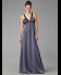 Beaded Satin Gown |	BCBGMAXAZRIA